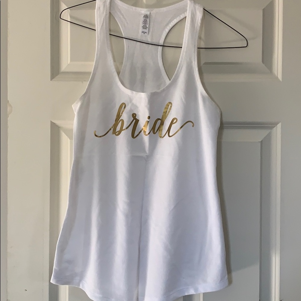 Brand new Bride racer back tank top